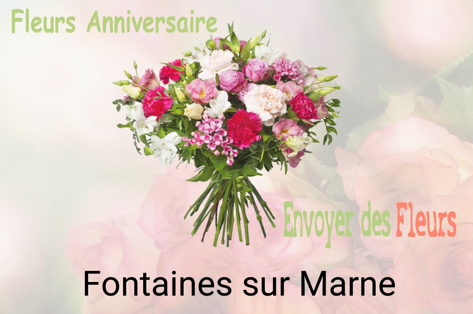 Bouquet de fleurs d’anniversaire livré à Fontaines-sur-Marne