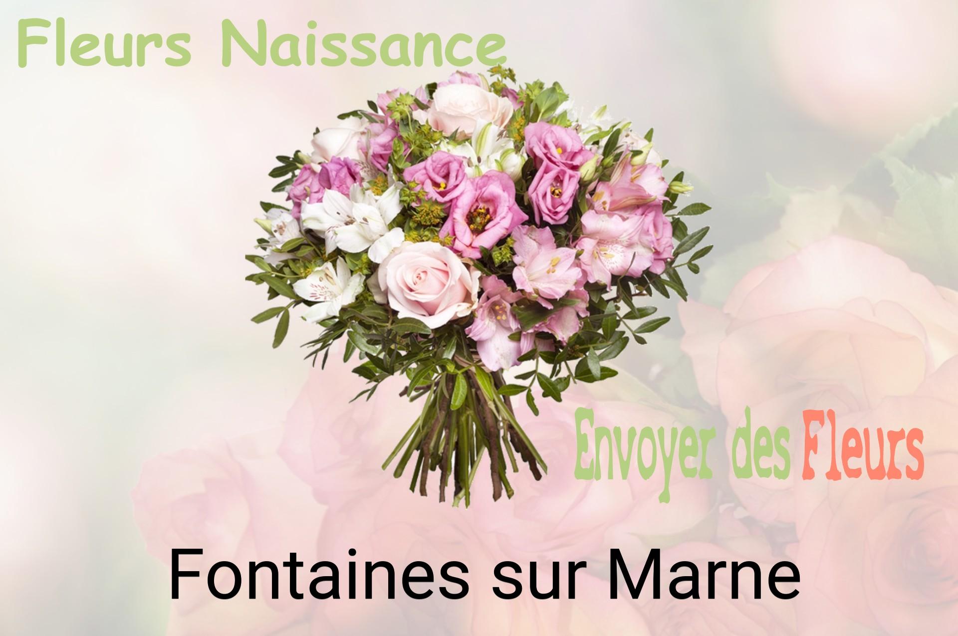 Bouquet de fleurs de naissance livré à Fontaines-sur-Marne